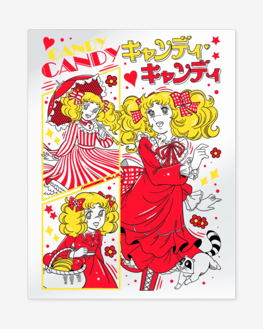 Print metalico Blanco de Candy Candy B