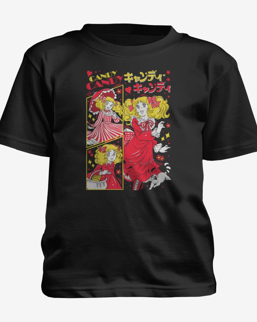 Polera de niño Negro de Candy Candy N