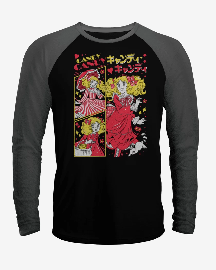 Polera Raglan Candy Candy N