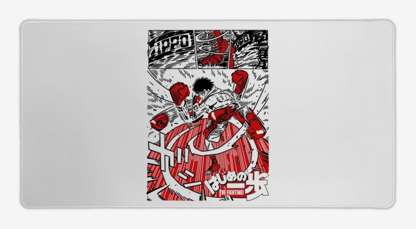 Mouse pad Gamer Blanco de Ippo Makunouchi B