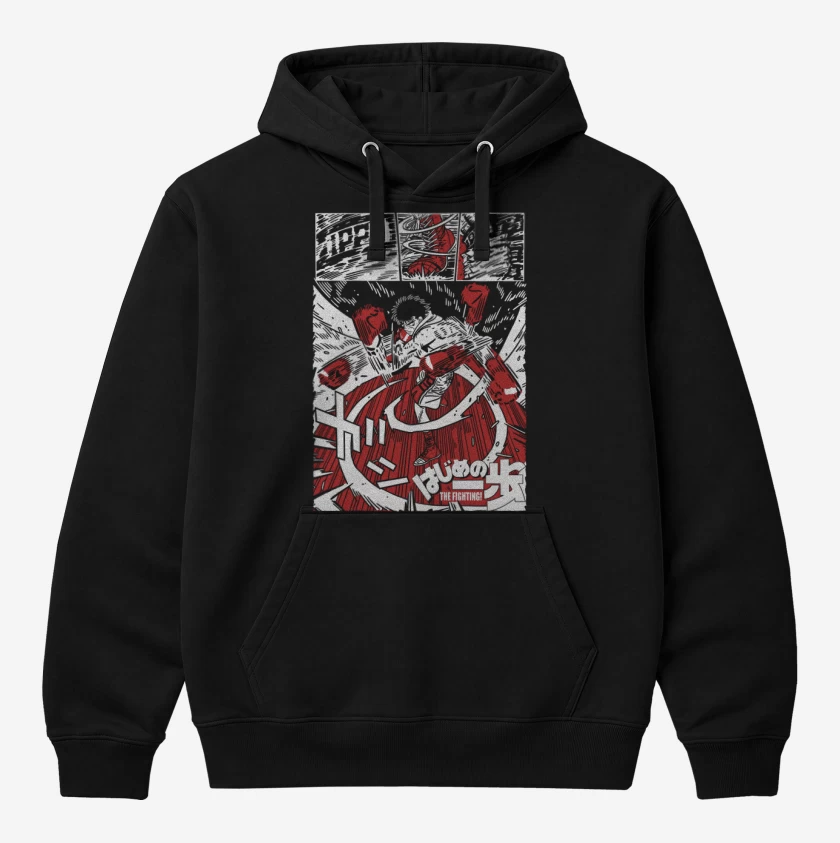 Polerón Canguro Negro de Ippo Makunouchi N