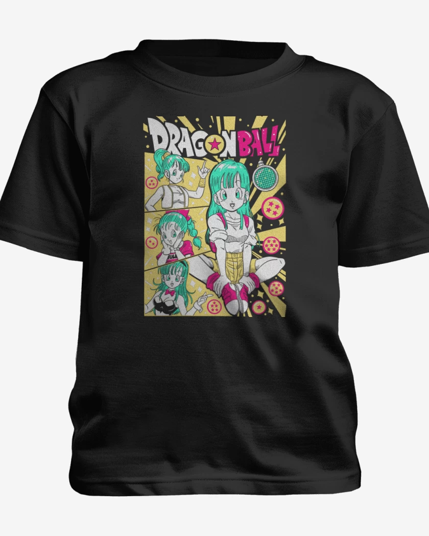 Polera de niño Negro de DB Bulma N