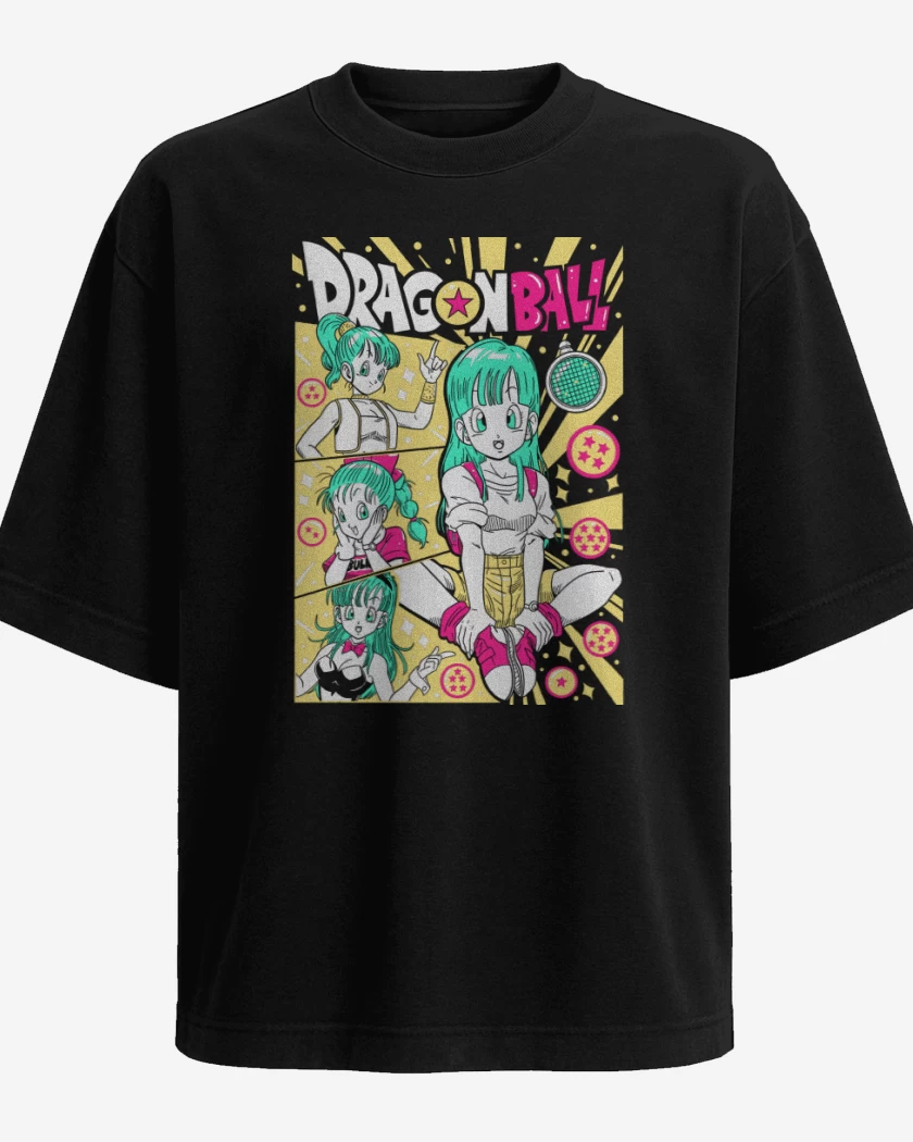 Polera Oversize Negro de DB Bulma N