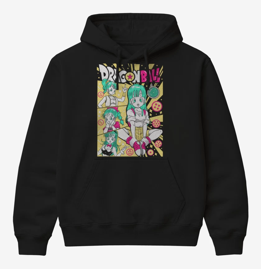 Poleron Canguro básico Negro de DB Bulma N