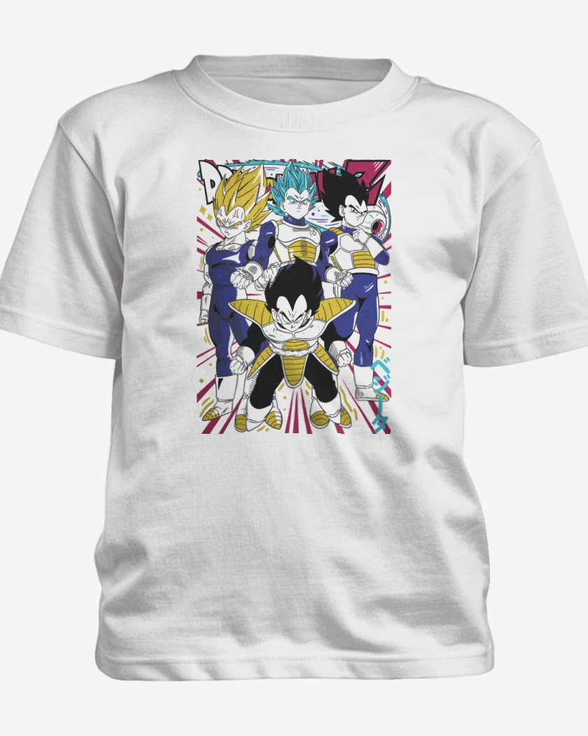 Polera de niño Blanco de Vegetas B