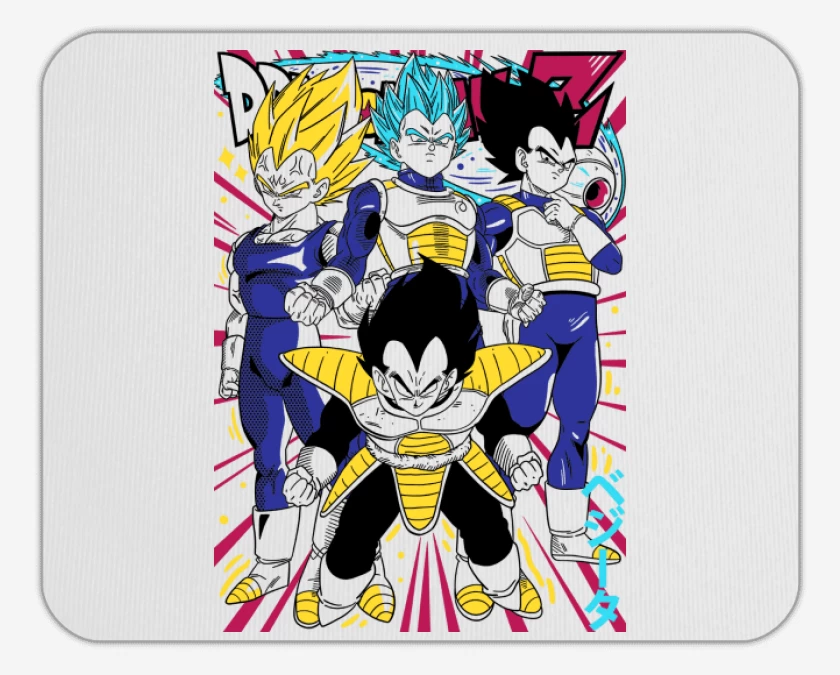 Mousepad Blanco de Vegetas B