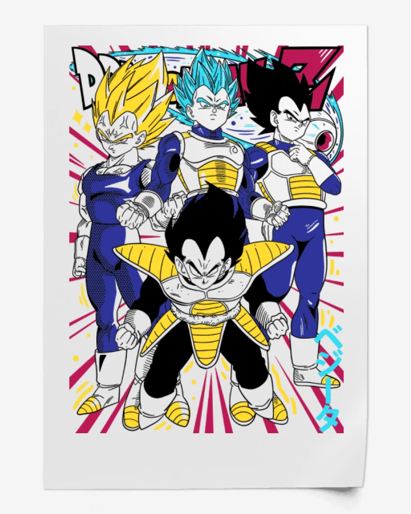 Print Vegetas B