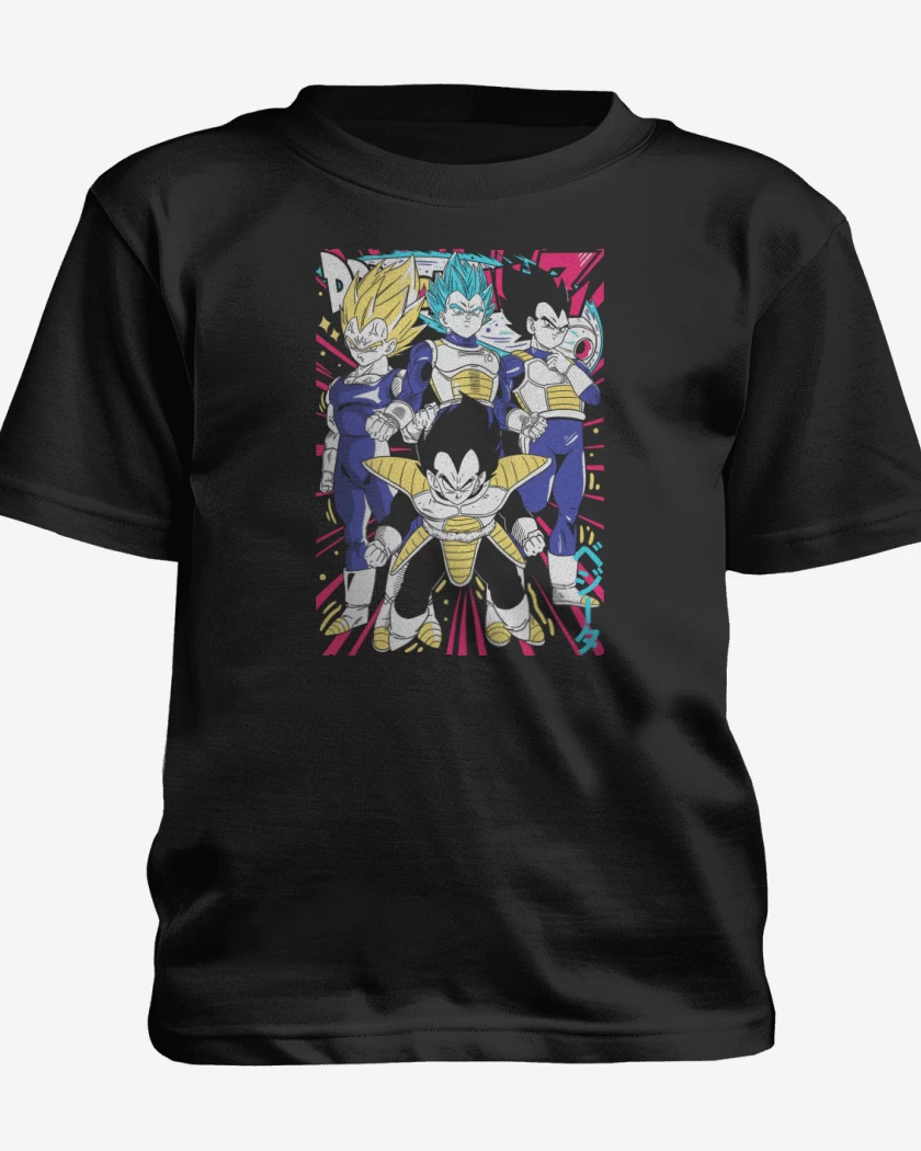 Polera de niño Negro de Vegetas N