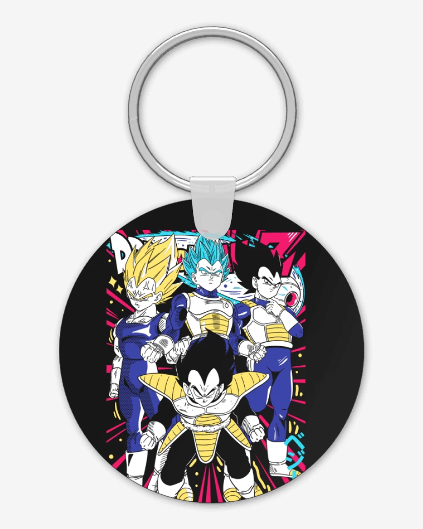 Llavero Negro de Vegetas N