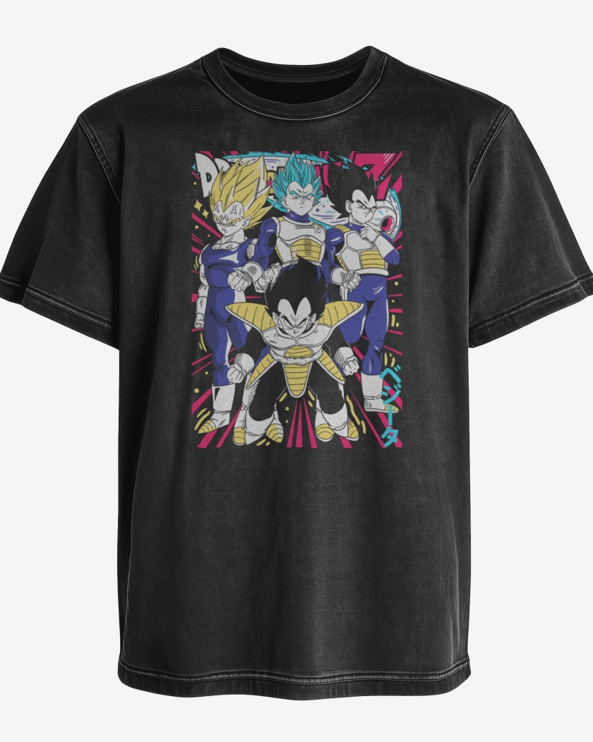Polera desgastada Vegetas N