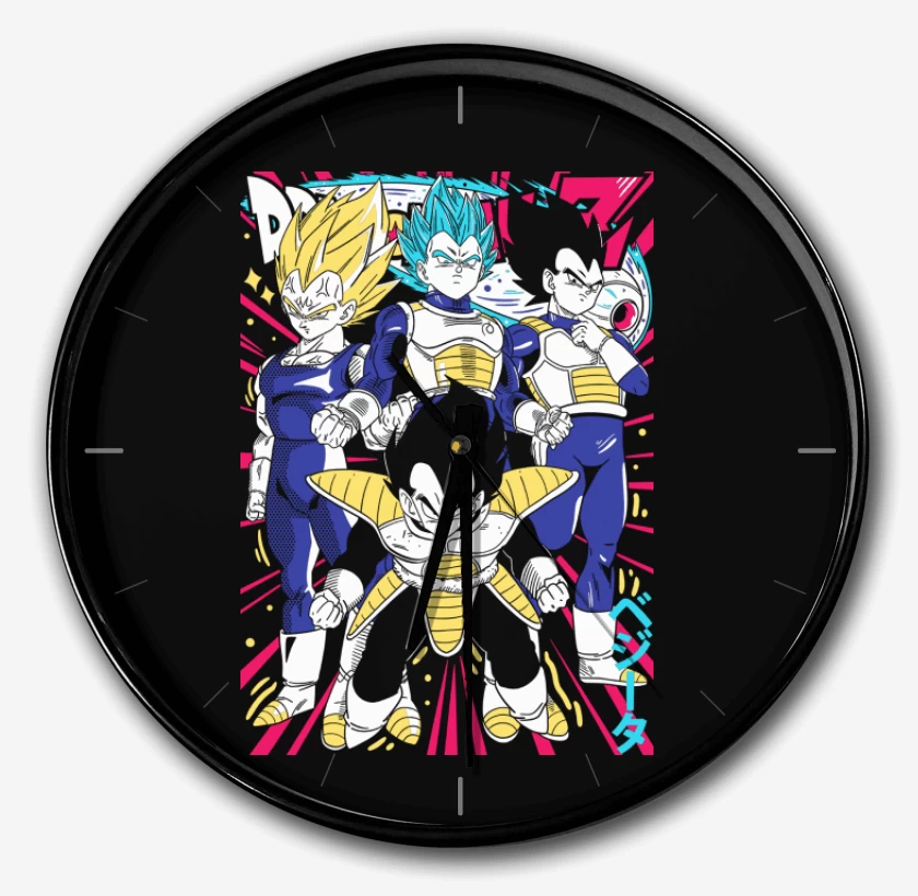 Reloj Negro de Vegetas N