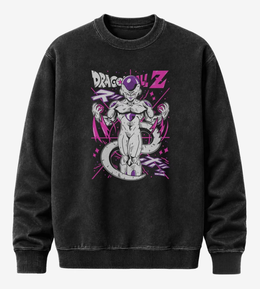 Poleron Polo Acid Wash Negro de Freezer Final Form N
