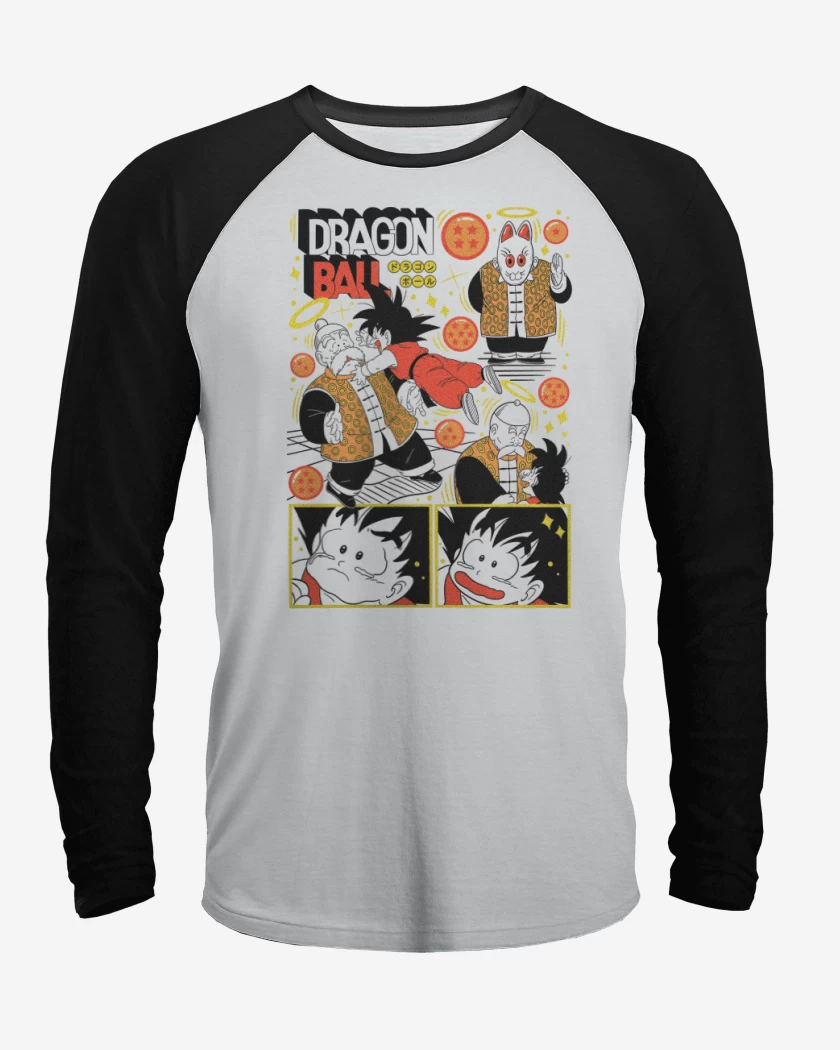 Polera Raglan Abuelito Son Gohan B