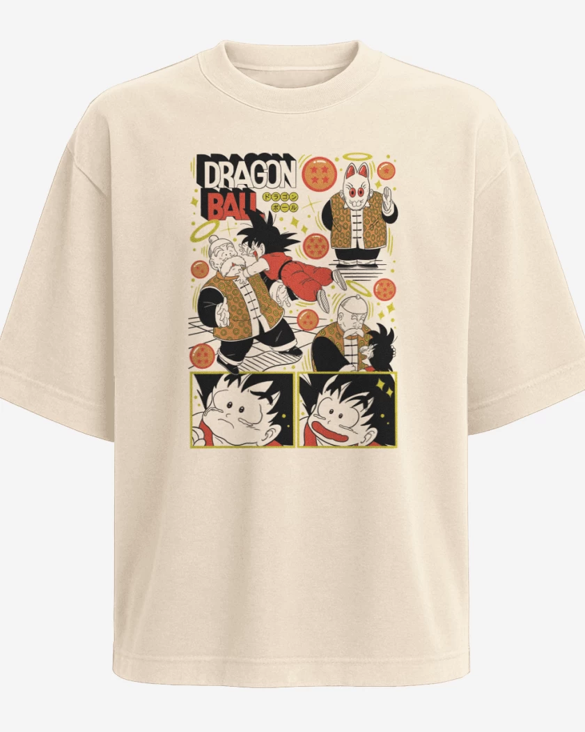 Polera Oversize Abuelito Son Gohan B