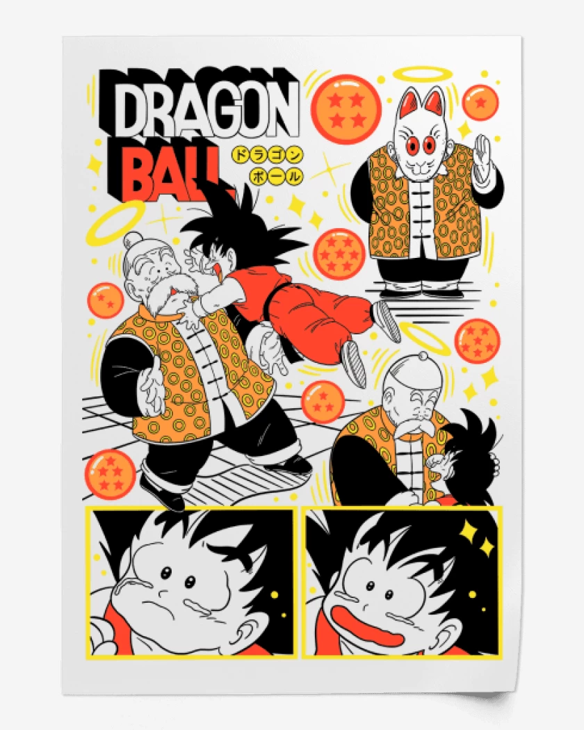 Print Abuelito Son Gohan B