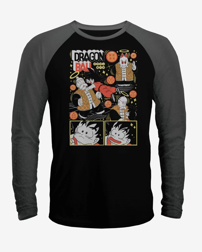 Polera Raglan Abuelito Son Gohan N