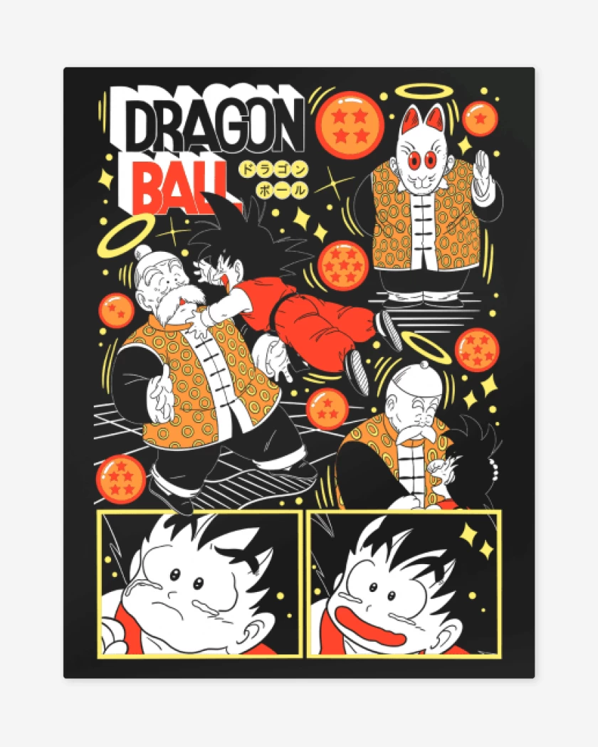 Print metalico Abuelito Son Gohan N