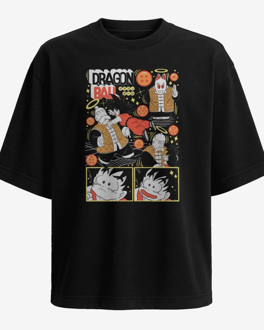 Polera Oversize Abuelito Son Gohan N