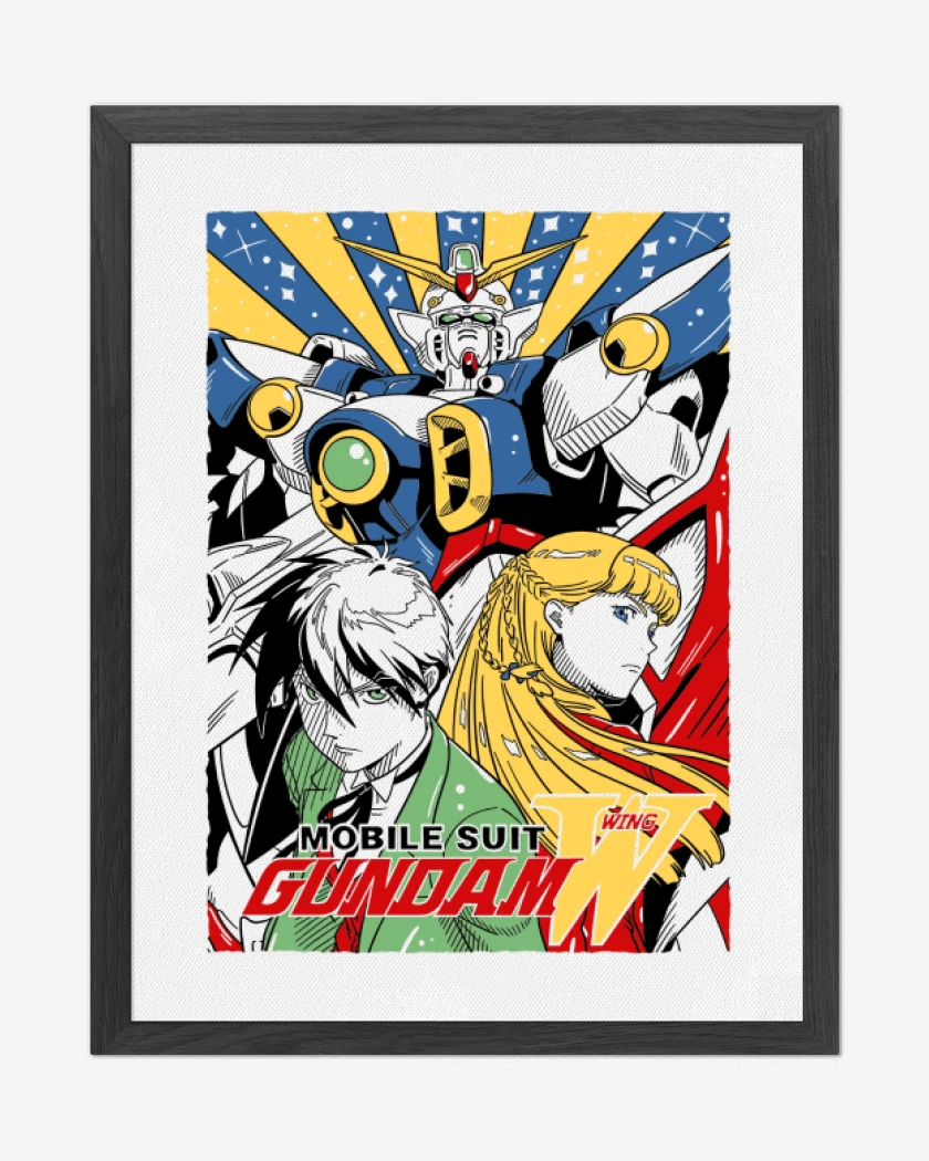Cuadro decorativo Gundam Wing B