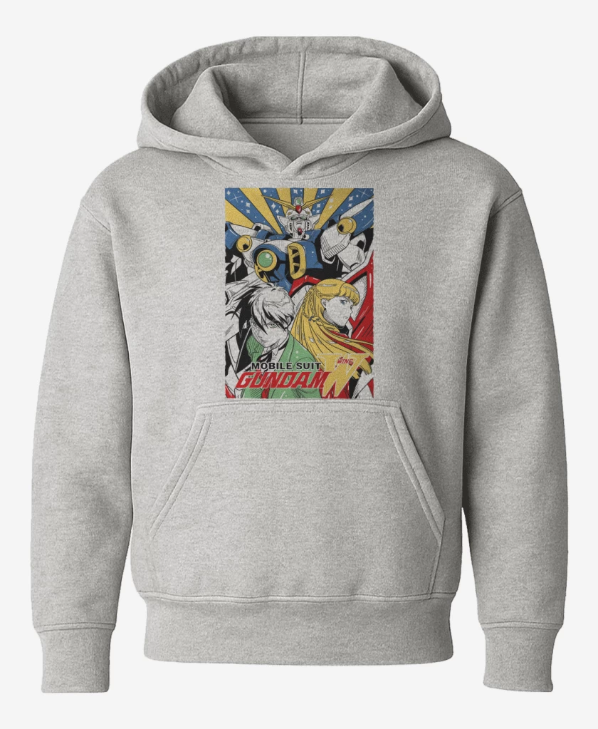 Poleron de niño Gris Melange de Gundam Wing B