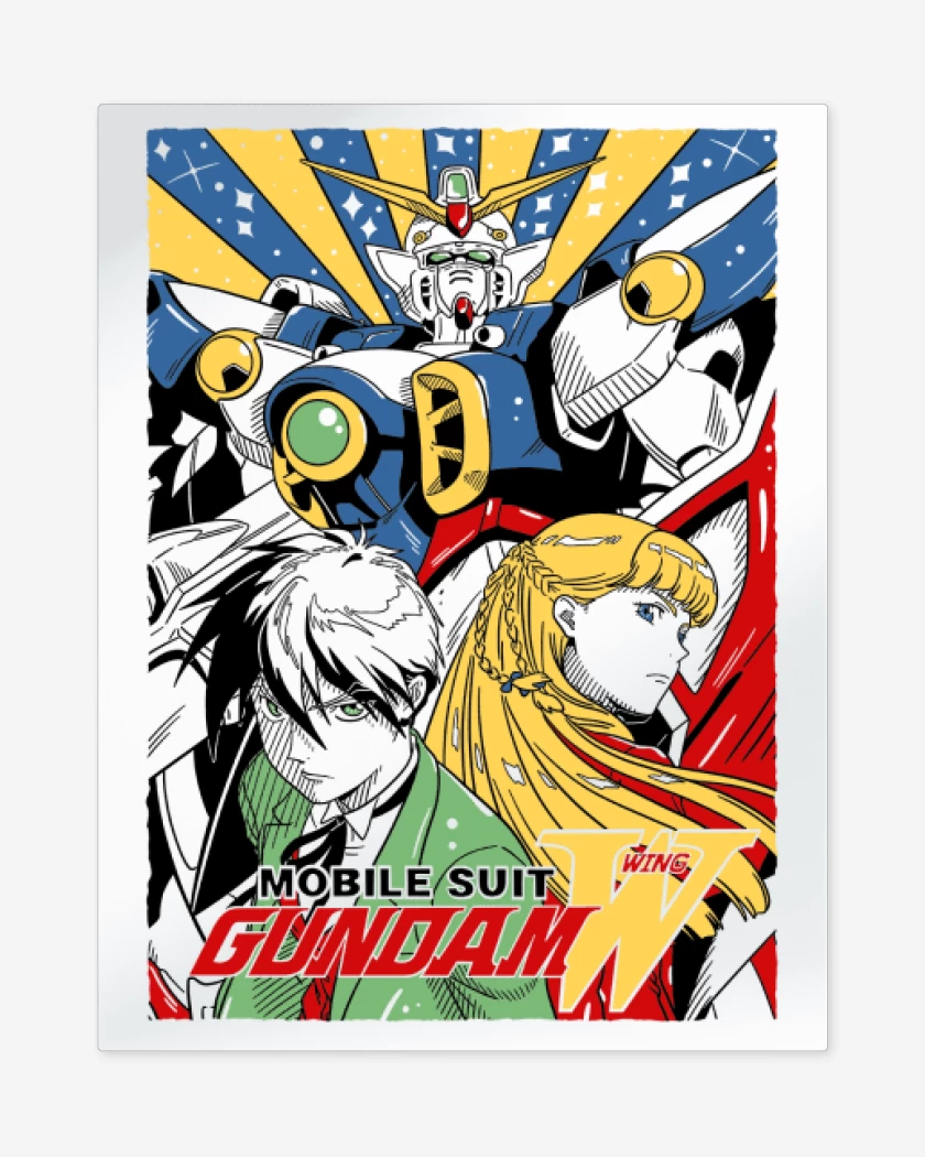 Print metalico Gundam Wing B