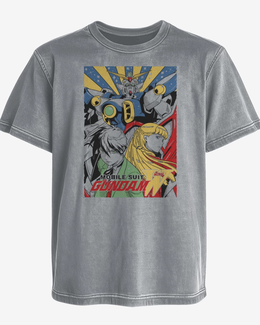 Polera desgastada Gundam Wing B