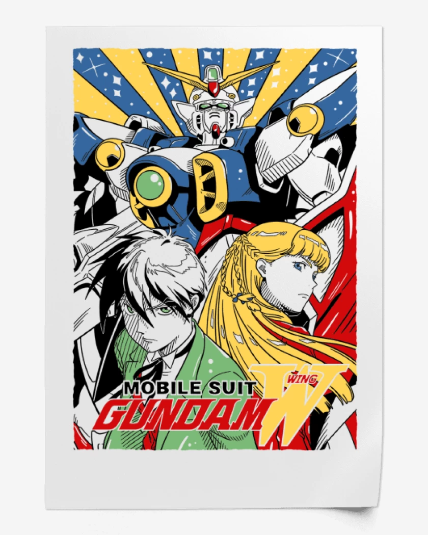 Print Gundam Wing B