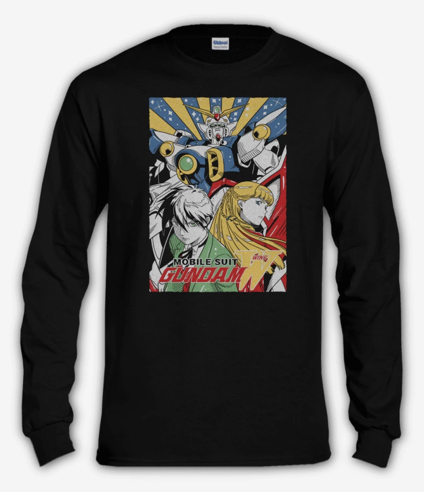 Polera manga larga Gundam Wing N