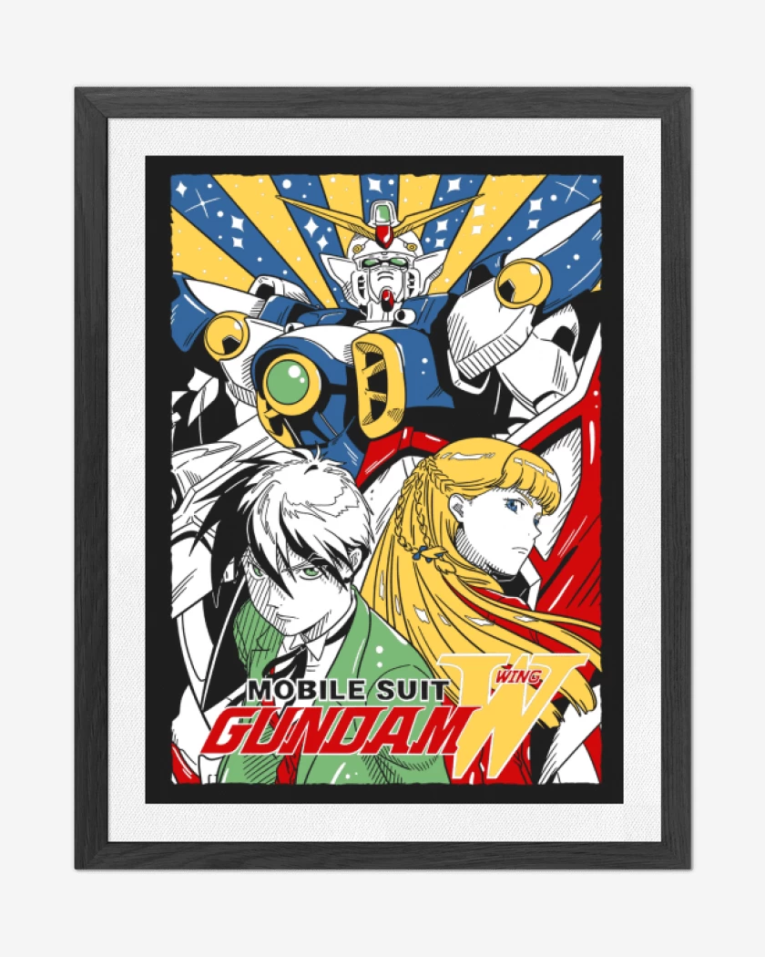 Cuadro decorativo Gundam Wing N