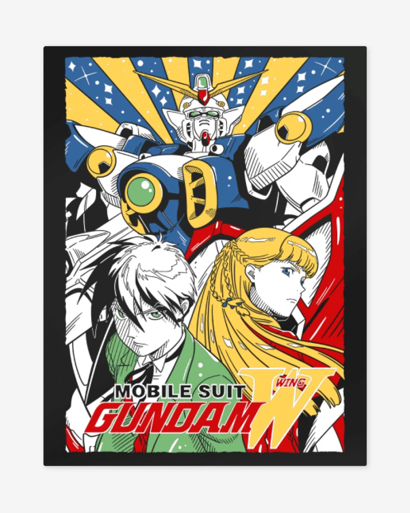 Print metalico Gundam Wing N