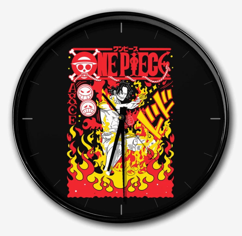 Reloj Negro de Ace Portgas N