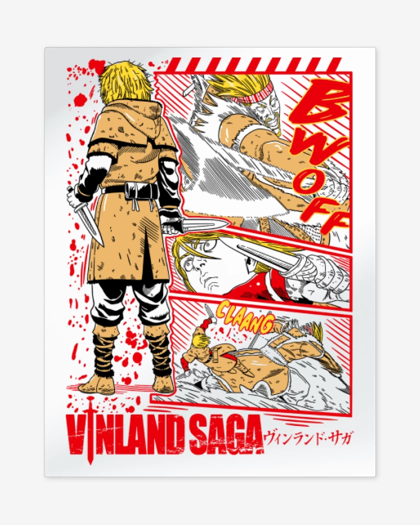 Print metalico Blanco de Thorfinn B