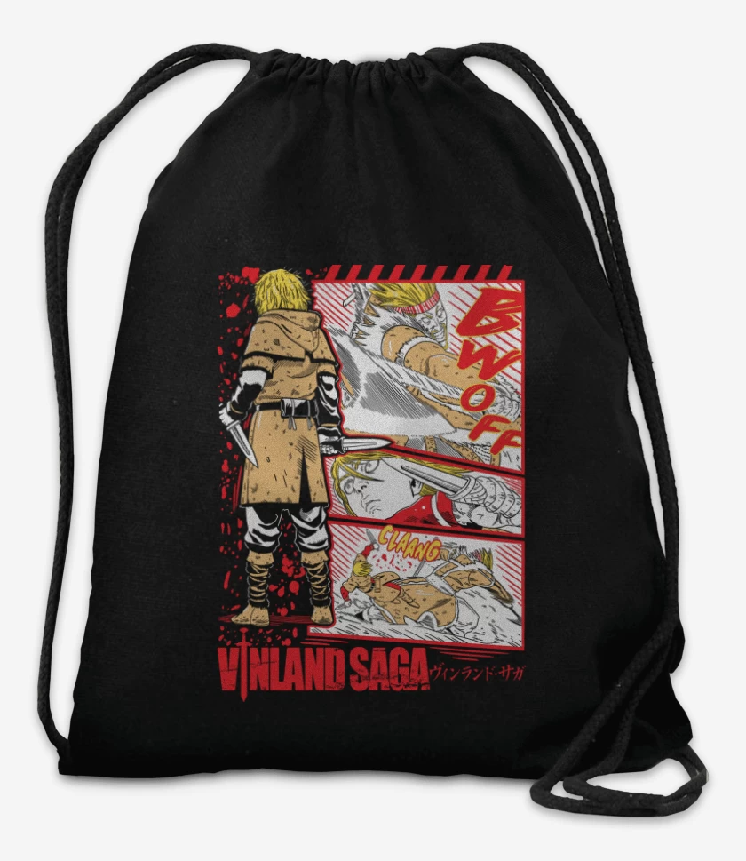 Mochila Negro de Thorfinn N