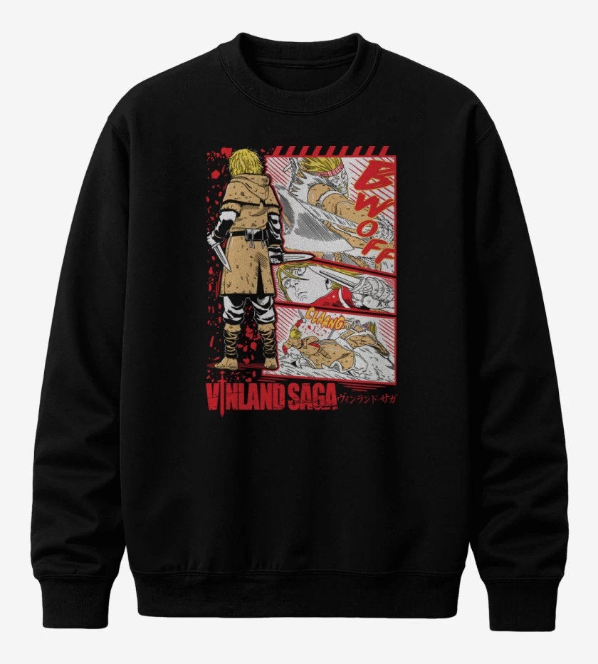 Poleron polo Negro de Thorfinn N