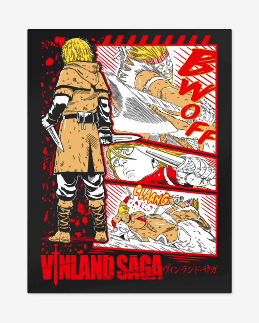 Print metalico Negro de Thorfinn N