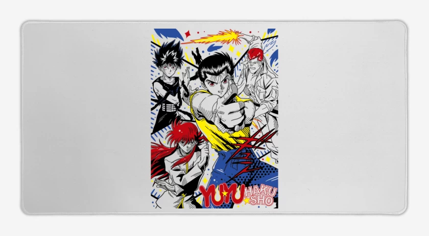 Mouse pad Gamer Blanco de Yu Yu Urameshi B