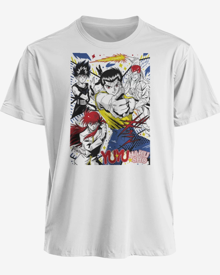 Polera premium Blanco de Yu Yu Urameshi B