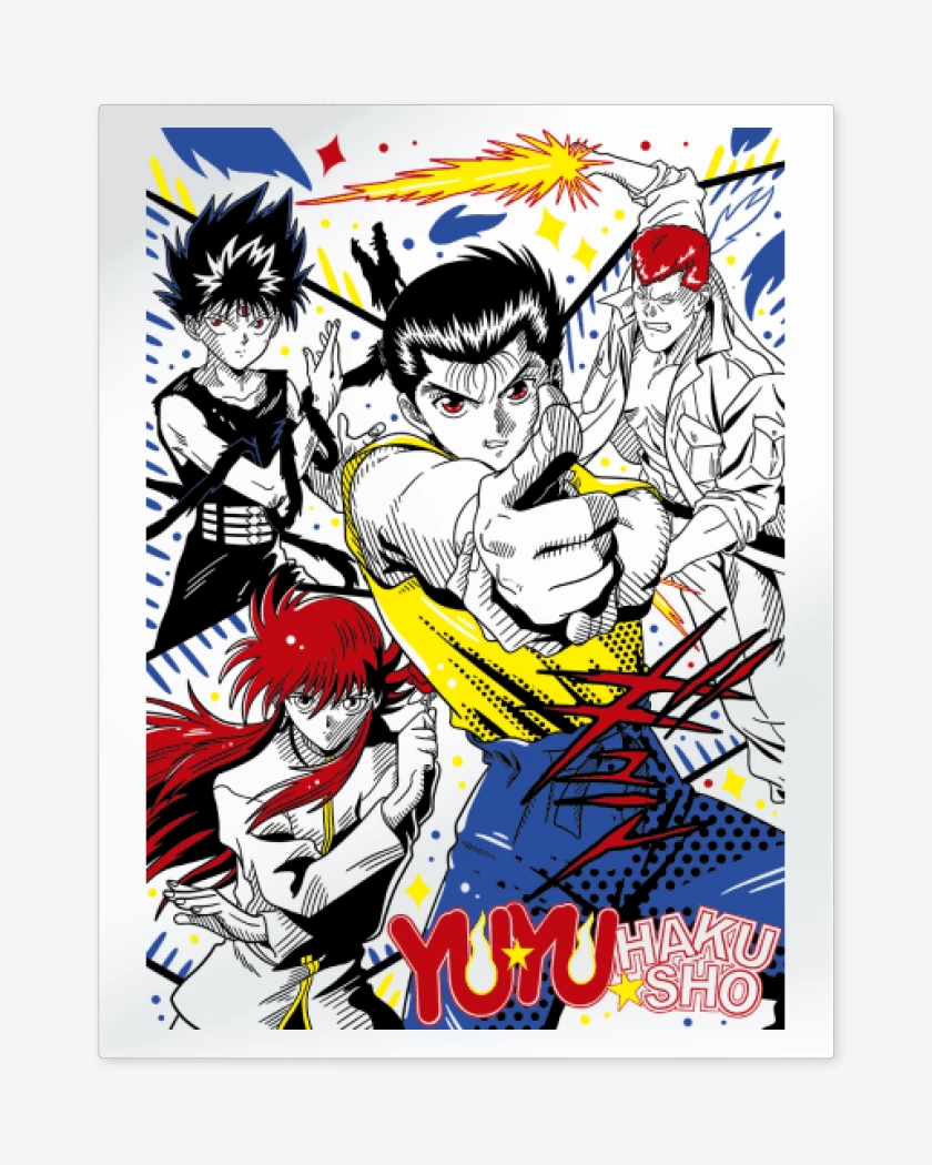 Print metalico Blanco de Yu Yu Urameshi B
