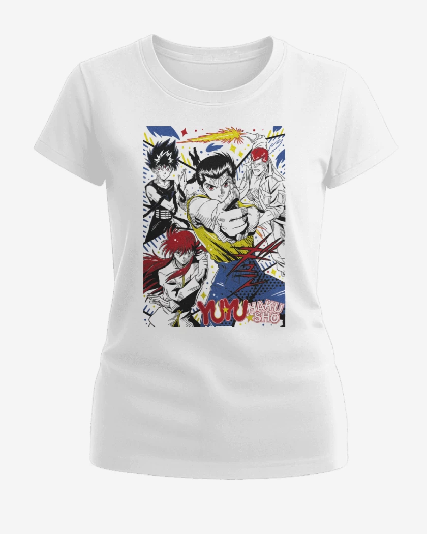 Polera de Mujer Blanco de Yu Yu Urameshi B