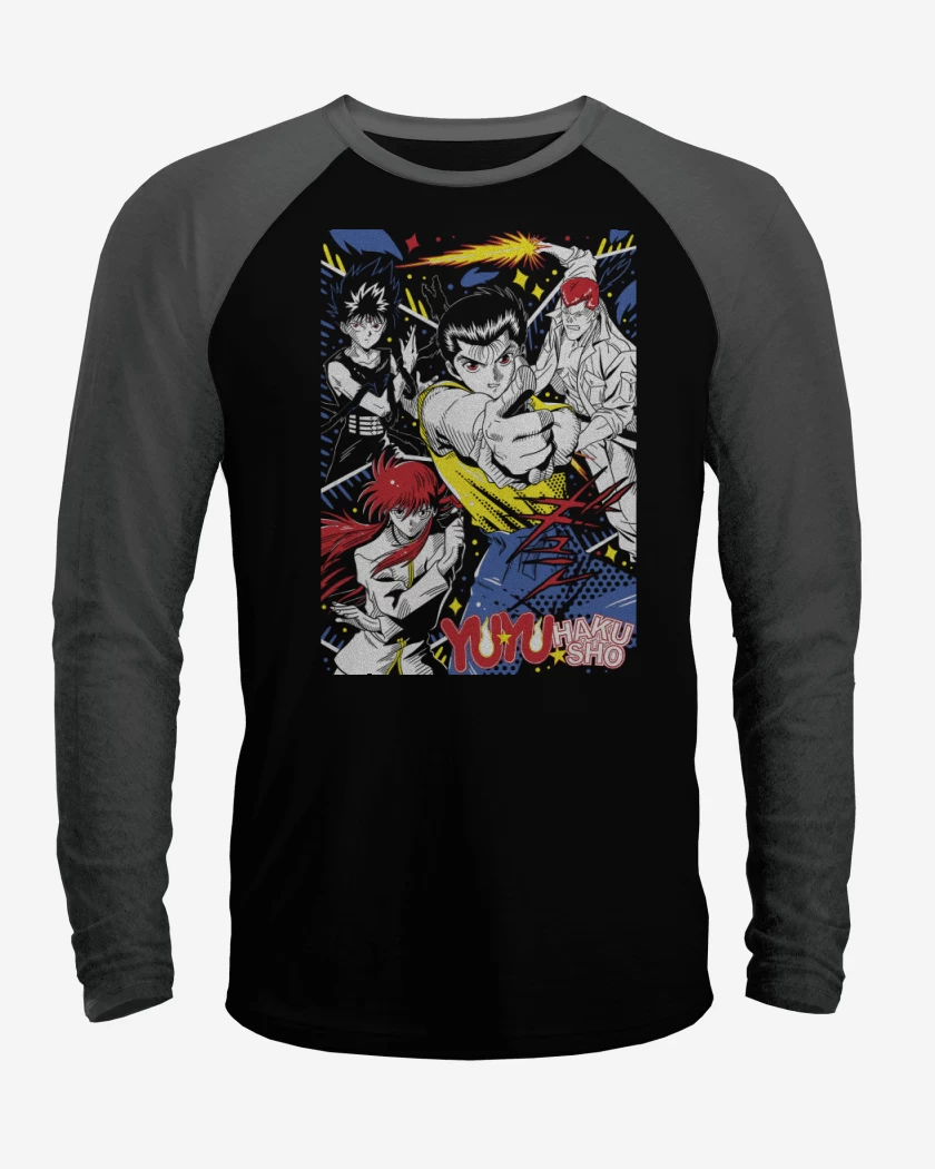 Polera Raglan Yu Yu Urameshi N
