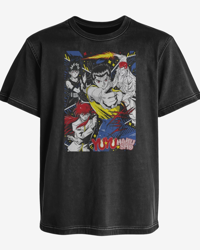 Polera desgastada Yu Yu Urameshi N