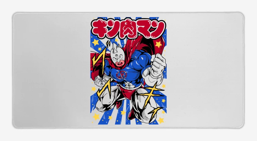 Mouse pad Gamer Blanco de Super Kinnikuman B