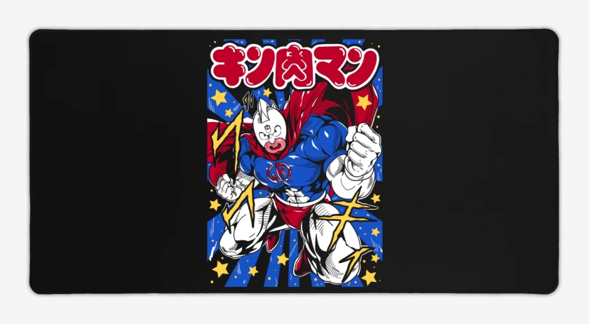Mouse pad Gamer Negro de Super Kinnikuman N