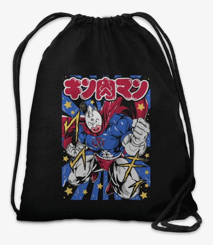 Mochila Negro de Super Kinnikuman N