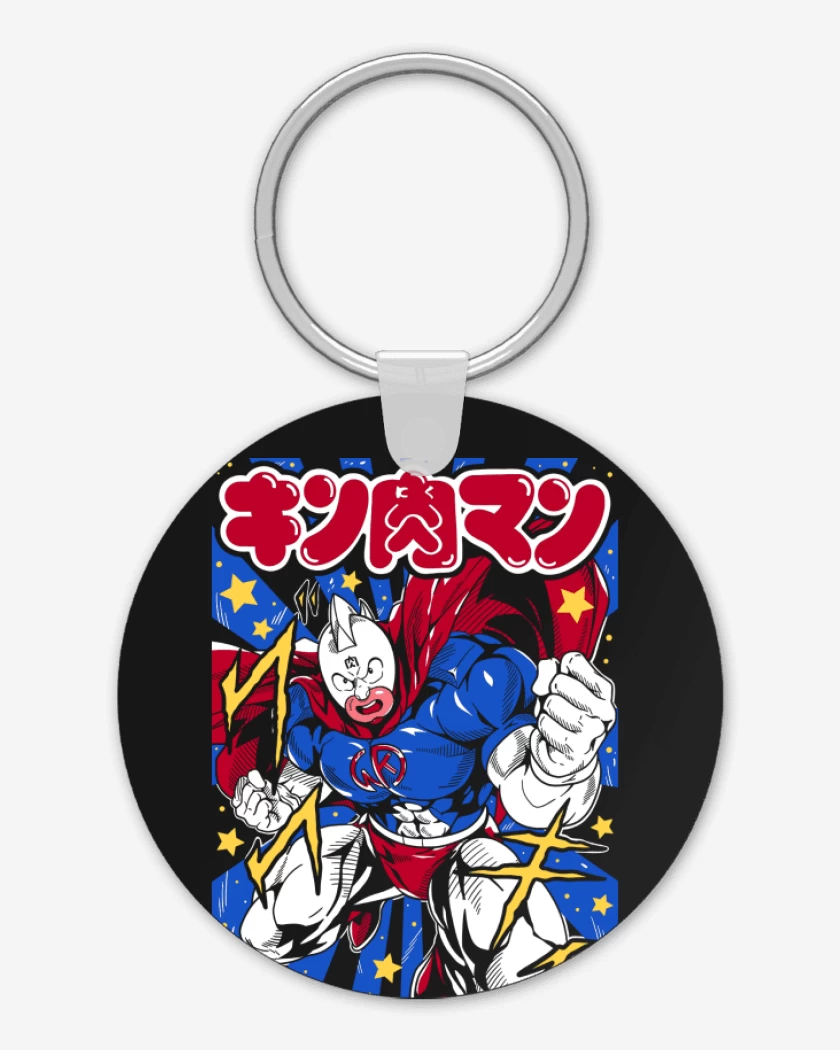 Llavero Negro de Super Kinnikuman N
