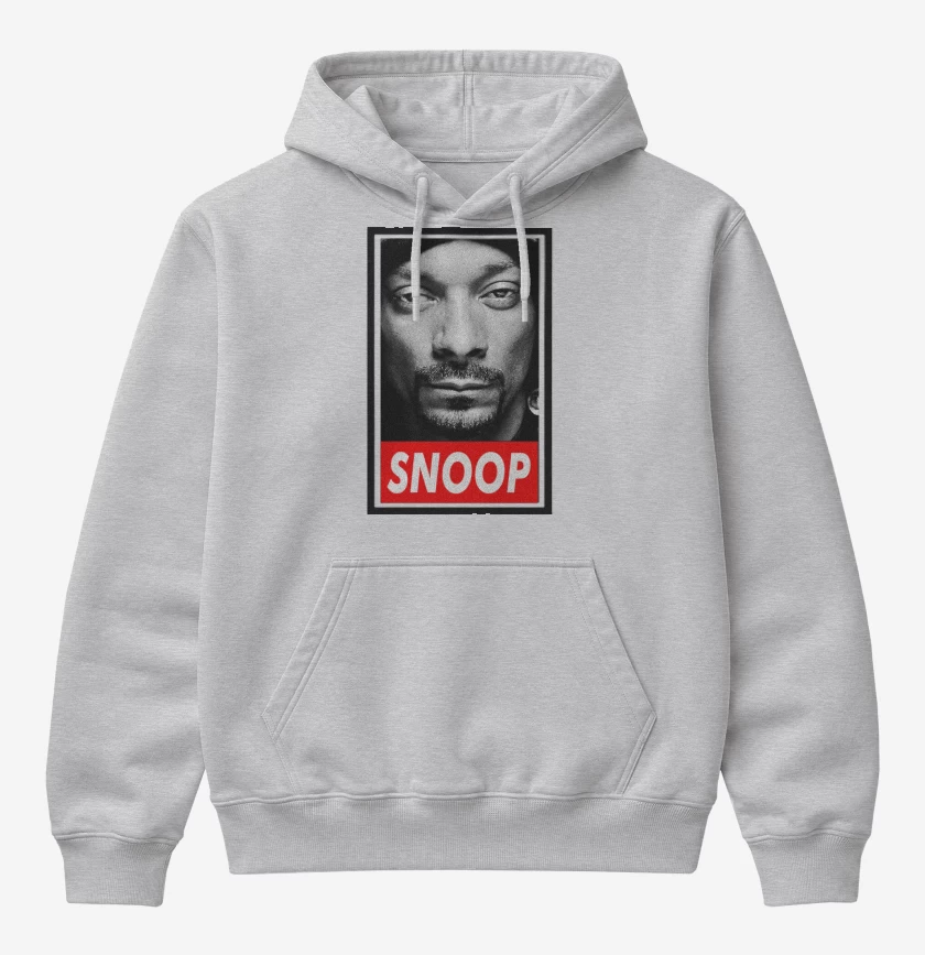 Poleron Canguro básico Gris Melange de Snoop
