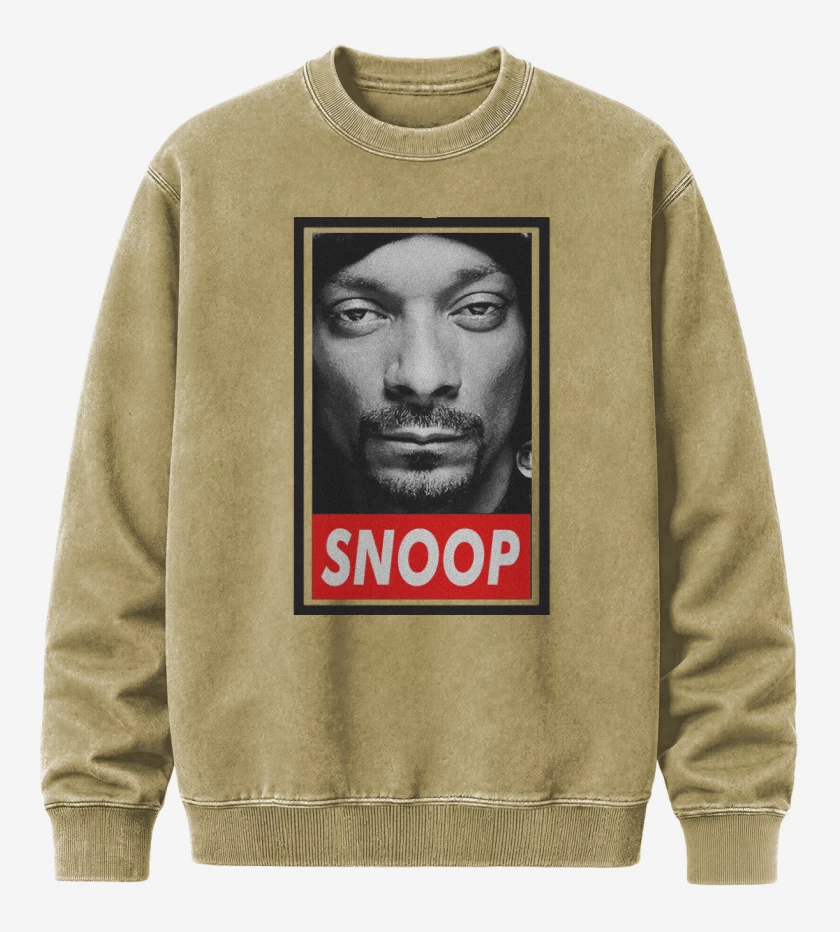 Poleron Polo Acid Wash Beige de Snoop