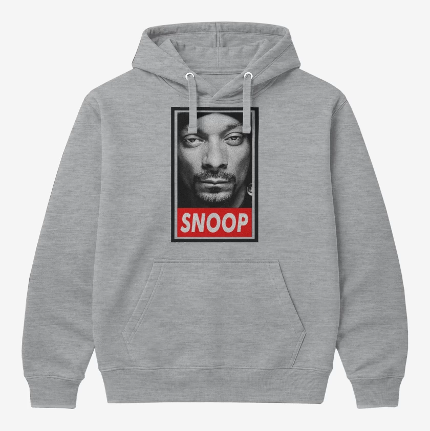 Polerón Canguro Gris Melange de Snoop