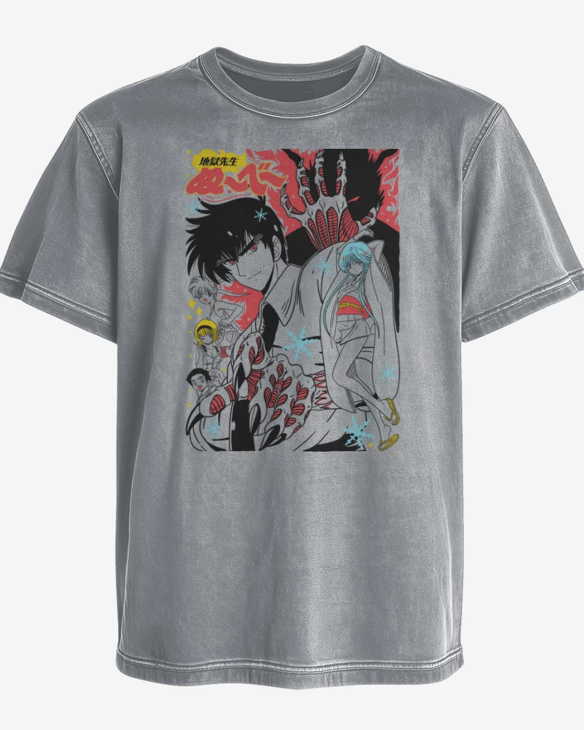 Polera desgastada Gris Melange de Maestro Nube B