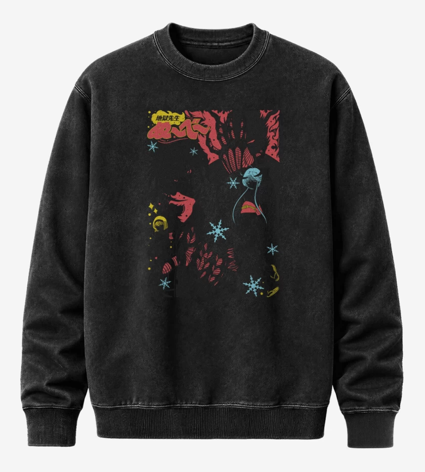 Poleron Polo Acid Wash Negro de Maestro Nube B